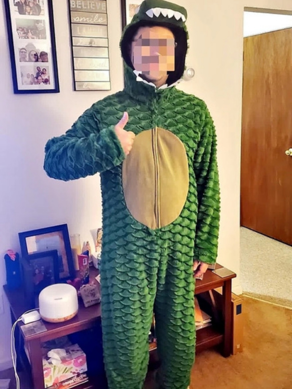 Green Dinosaur Halloween Costume